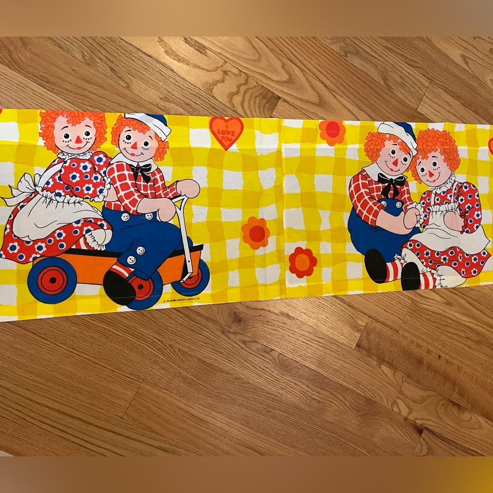 Vintage Bobbs Merrill Raggedy Ann & Andy curtains - Picture 10 of 16